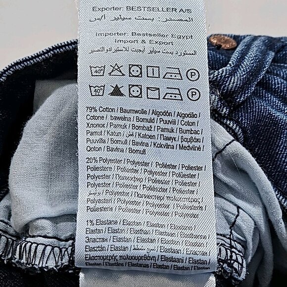 Only & Sons Jeans Men 30x32 (31) Blue Button Fly Skinny Cotton 22005280 Preppy - Picture 13 of 16